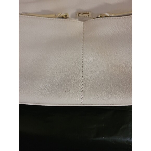 Dooney & Bourke Dillen Ivory Pebbled Leather Hobo Bag Large Pocket Sac Purse - Picture 6 of 16